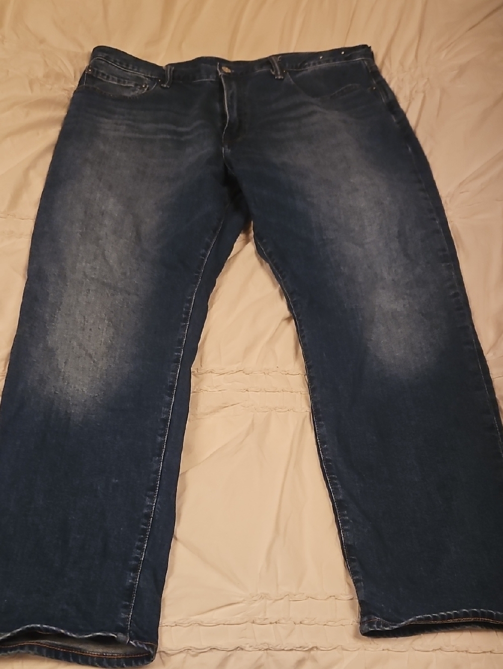 GAP Men's Navy Blue Relaxed Fit Jeans